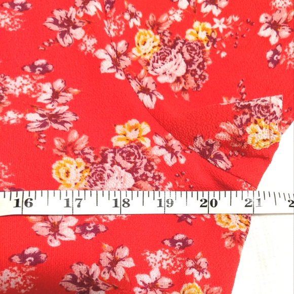 Charlotte Russe Floral Wrap Mini Dress - Picture 4 of 7